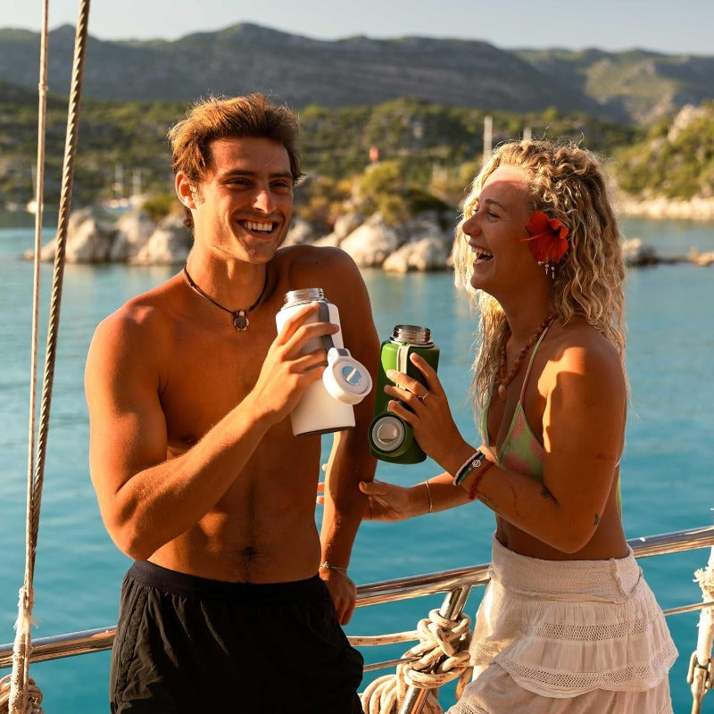 Microlite 1000 Twist Vacuum Insulated Stainl Steel Water Bottle Double Wall Thermal Flask Jade 32 Ounces