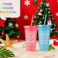 80pcs Employee Appreciation Tumblers Bulk Thank You Cup Graduation Gift 24oz Inspirational Plastic Tumblers with Lids And Straws for Teacher Nurse Team Staff Coworker Volunteer, Halloween Thanksgiving Christmas Party Cups