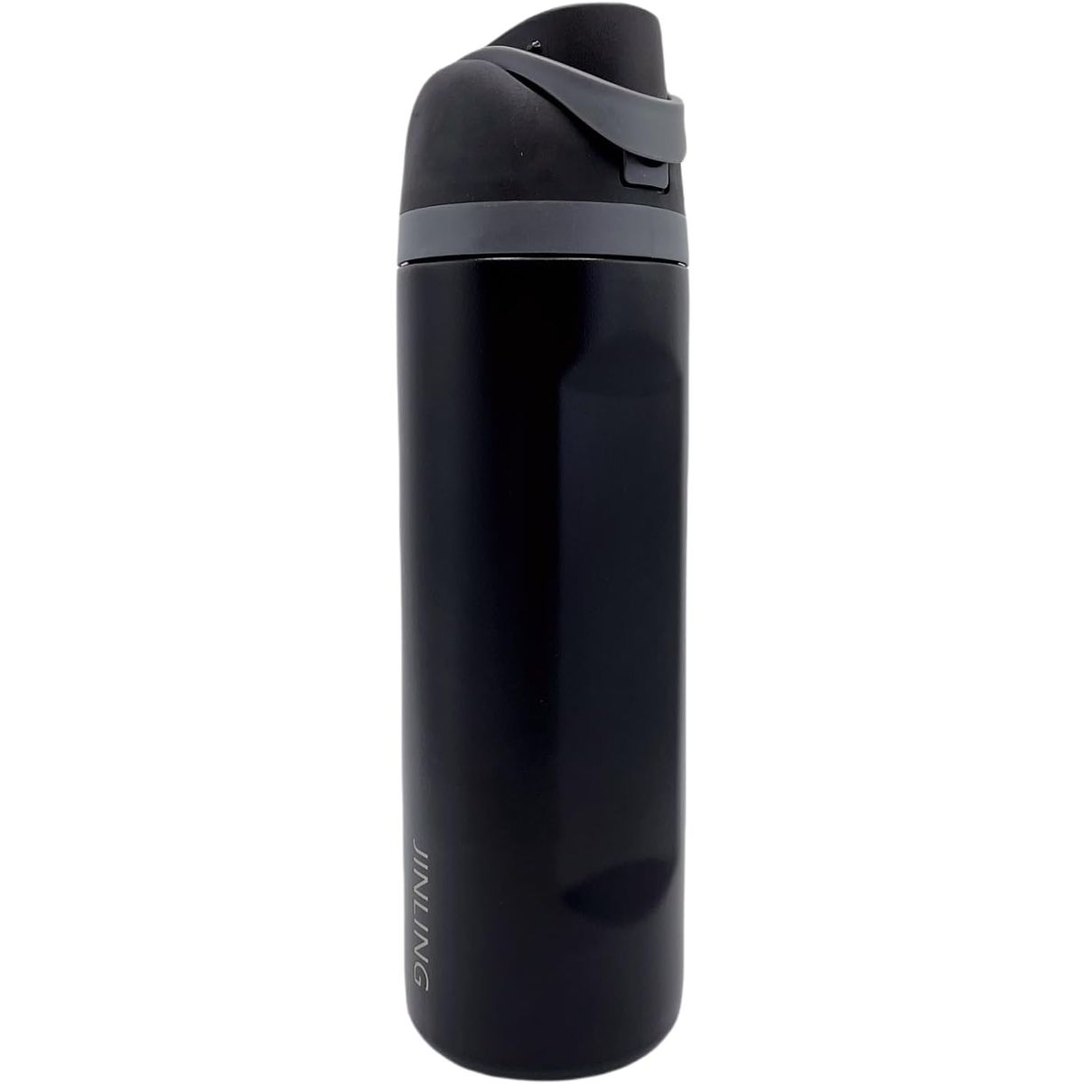 24oz Insulated Stainless Steel Water Bottle with Straw for Sports and Travel, BPA-Free Sports Water Bottle (dark black), Gym Essentials, Daily Hydration, Modern Water Bottle, Stylish Hydration, Highquality Steel, Leakproof Bottle, Reusable Bottle