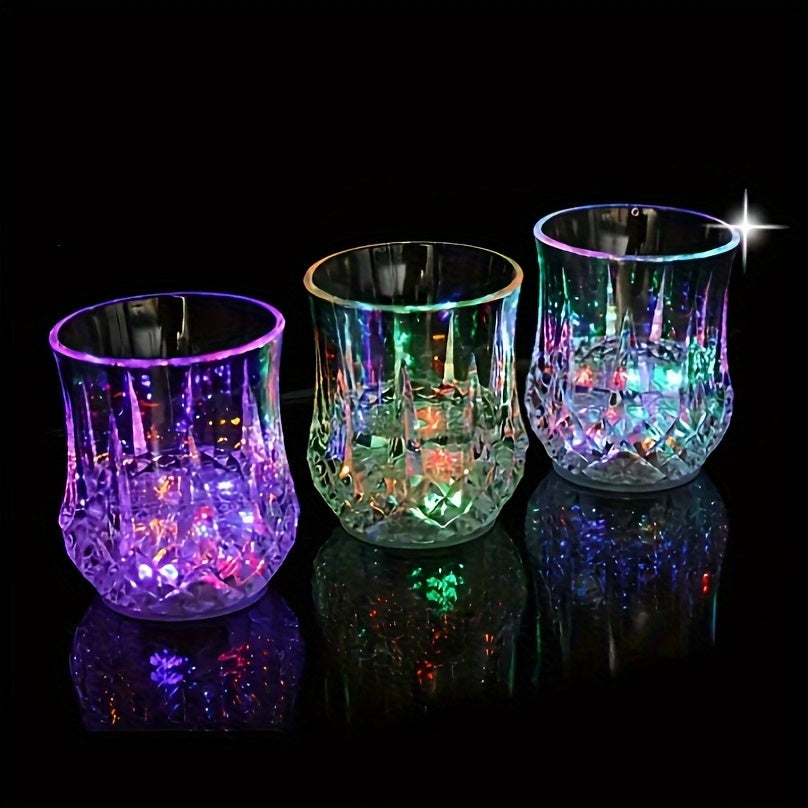 6 Light Up Cups, Glow In The Dark Party Supplies, Colored LED Light Up Beer Mugs, Suitable For Parties, Birthdays, Christmas, Disco, Valentine'S Day