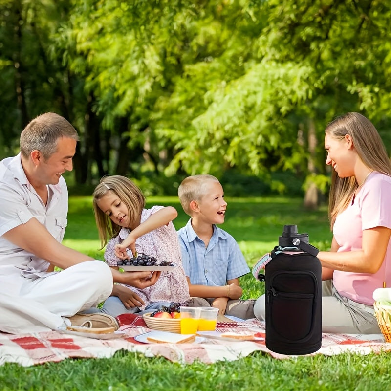 40oz\u002F64oz Insulated Stainless Steel Water Bottle - Double Vacuum Insulated to Maintain Water Temperature - Includes 2 LIDS, Straws And Brushes, Tote Bag And Carrying Ring. Suitable for Outdoor, Office. The Perfect Gift for Holidays And Birthdays