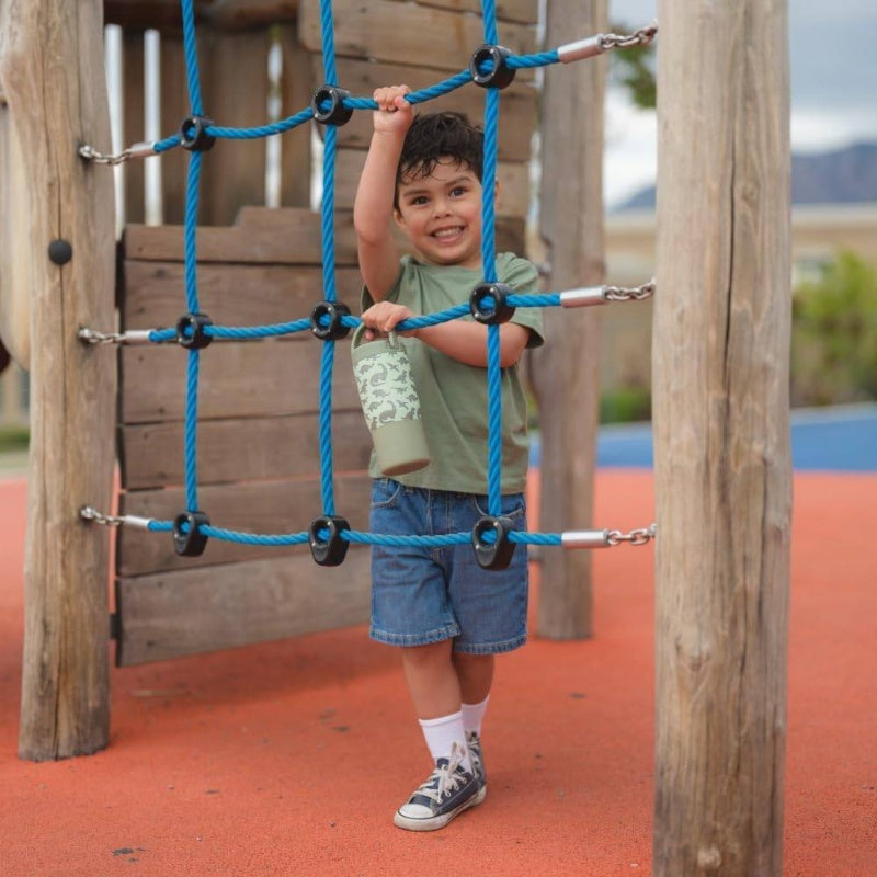 14oz Insulated Stainless Steel Thermos Bottle - Leakproof, BPA-Free, Dishwasher Safe, Cute Dinosaur design (Mint green with) - Thermal Cup for Gym, Travel, School, Office - Keeps Drinks Hot\u002FCold for Hours - Ideal ' Thermos