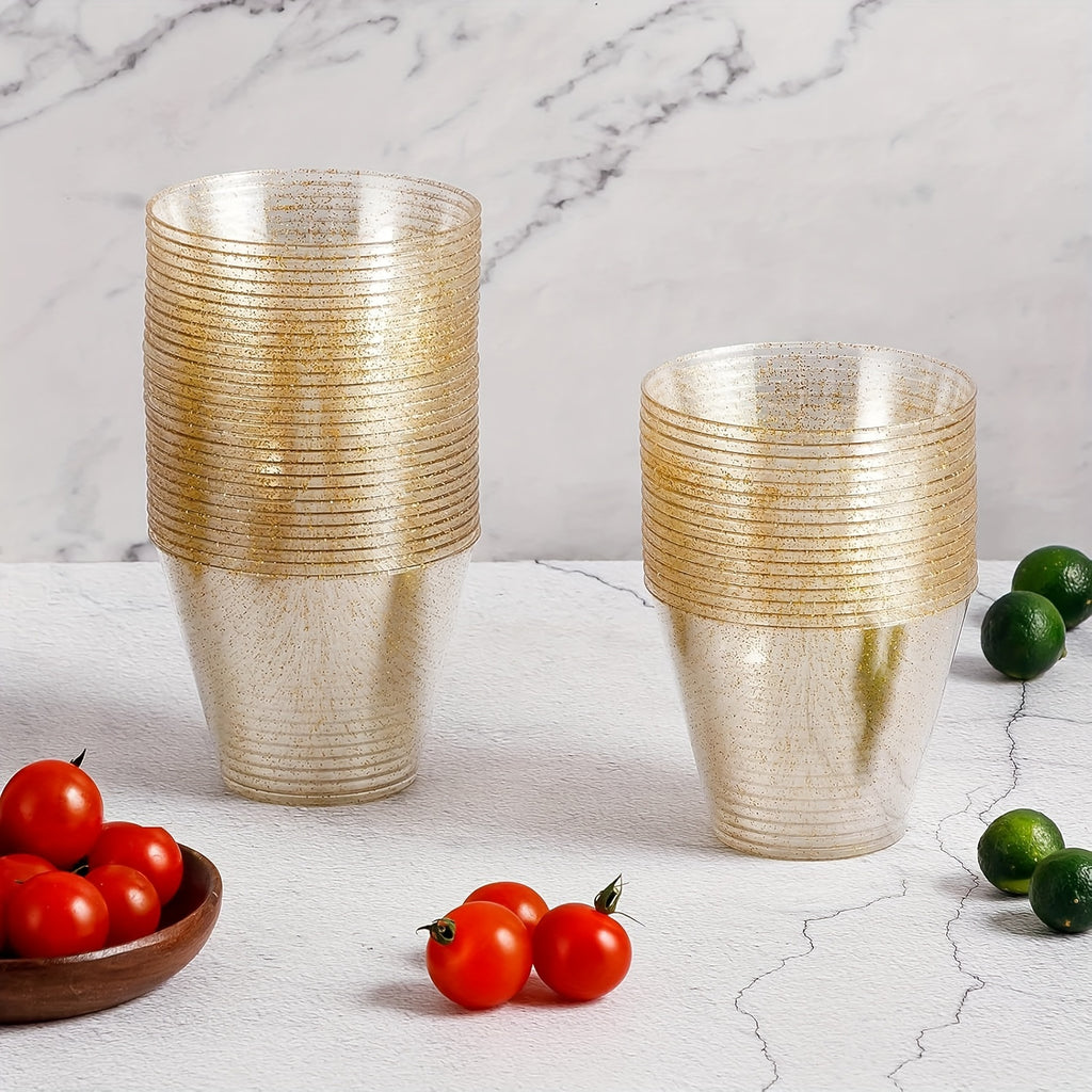 400pcs Clear Plastic Cups, 10oz Plastic Cups, Disposable Plastic Cups, Party Cups, Disposable Wedding Cups, for Afternoon Tea, Party, Wedding.