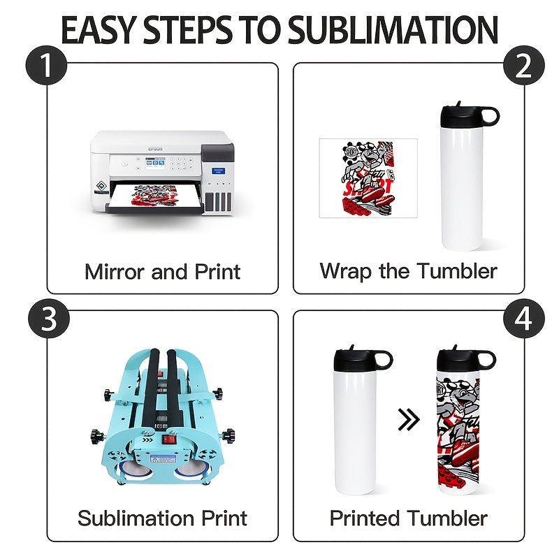 25pcs 20oz Sublimation Blank Double Wall Insulated Sports Water Flask Bottle with Flip Top Lid