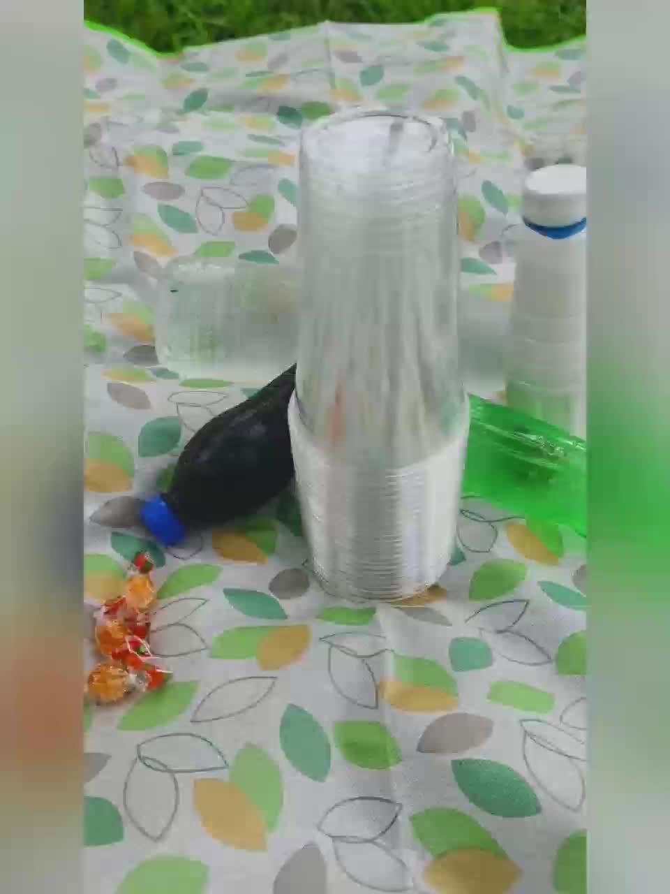 100 Pack- 16oz Plastic Cups with Lids And Straws, Disposable Clear Plastic Cups with Lids for Iced Coffee, Smoothie, Milkshake And Cold Drinks,Suitable for Halloween and Christmas