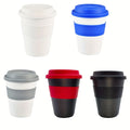 5pcs\u002F6pcs And 12pcs Sets Of 13.53-ounce (approximately 400 Grams) Travel Cups With Lids, Non Slip And Insulated Double-layer Mugs, BPA Free - Can Be Used In Microwave Ovens And Dishwashers, Reusable Plastic Travel Coffee Cups