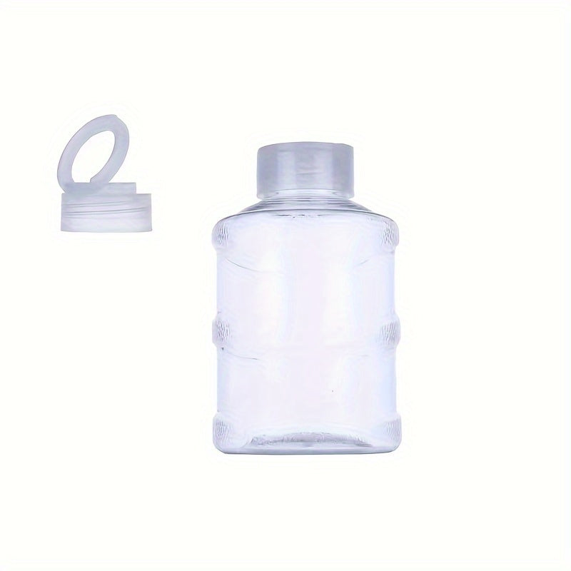 Leak-Proof Drink Cup 500ml Leak-Proof Plastic Cold Drink Cup | Recyclable, Hand Wash Only, Geometric Pattern, Multi-Purpose Beverage Container for Bubble Tea, Juice, Smoothies - Leadfree Material