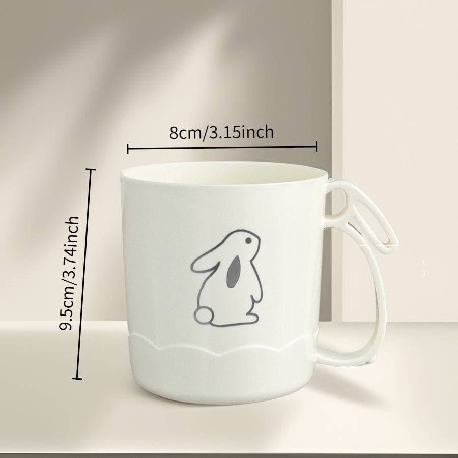 Plastic Tumbler Cups Mini Cute Animal Plastic Tumbler Cups - Small Portable Drinkware - Adorable Miniature Mug Cups for Home Use